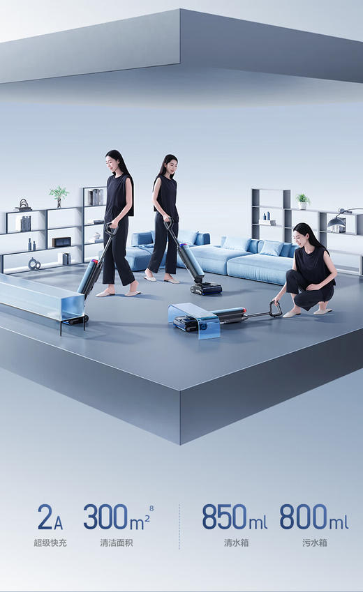 添可（TINECO）芙万Artist 60 Ultra【 磁敏动态速干 0水渍 90min长续航】洗地机扫拖一体机自动清洁 商品图13