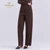 乔万尼2025冬新品宽松立体剪裁弯刀裤显瘦百搭裤子ED4F702 商品缩略图1