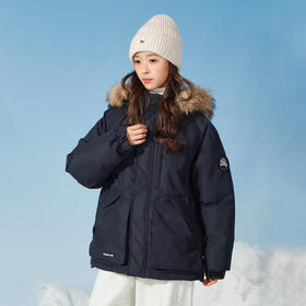 连帽狐狸毛领羽绒派克服外套-纪念日百货门店同款168097539