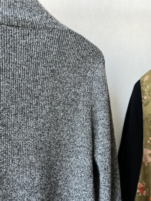 【羊绒的冬天】噢蜜ooomeooo修身螺纹羊绒开衫 商品图14