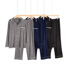 美奈川 极舒暖双面绒 男套装 JJ28181