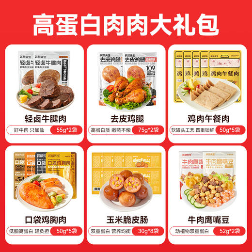 【满减专区】高蛋白肉肉大礼包（24包） 商品图1