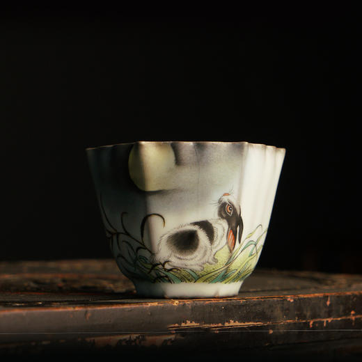 中国问鼎官窑庚子宋青绽蕊杯(兔子银河) 商品图0