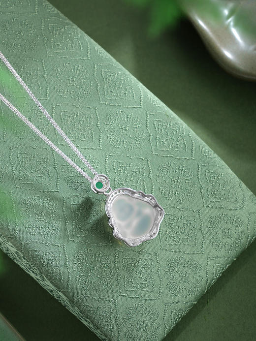 子佩集【慈心笑颜】银S925套链【TL016431】白玉髓笑面佛02511 商品图3