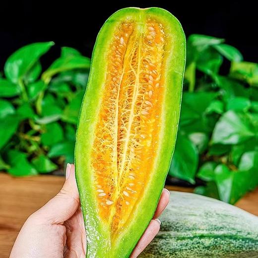 山东羊角蜜甜瓜，瓜肉酥脆爽口，咬下满嘴清甜，蜜香浓郁爆汁！ 商品图6