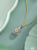 子佩集【福禄无尽】银S925套链【DZ07193】镀金葫芦晴水玉荷花项链古法银2511 商品缩略图3