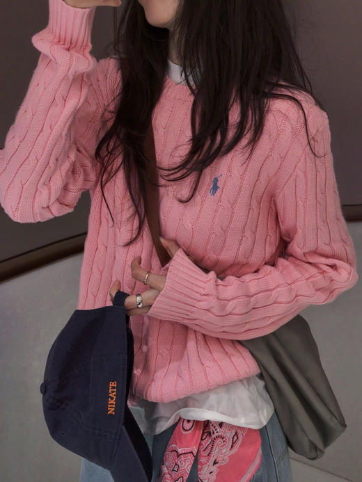 外贸原单RL经典拧花针织毛衣 商品图0