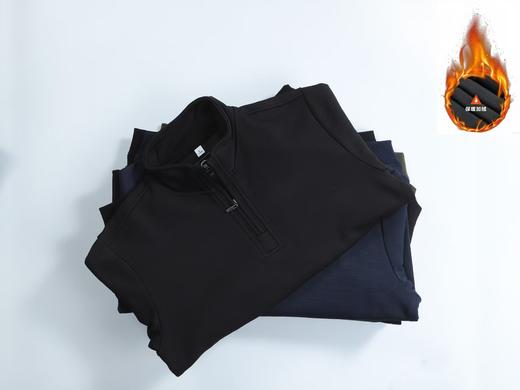 【25加绒长袖体能卫衣】半拉链加绒新款运动百搭长袖体能卫衣03h 商品图6