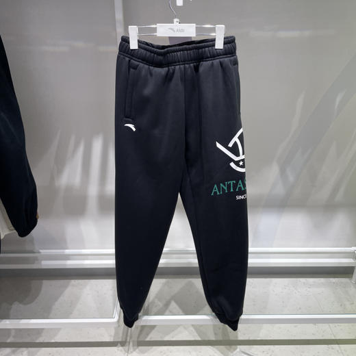 安踏儿童裤子2025冬季新款男大童篮球系列加绒运动长裤352541747L 商品图0