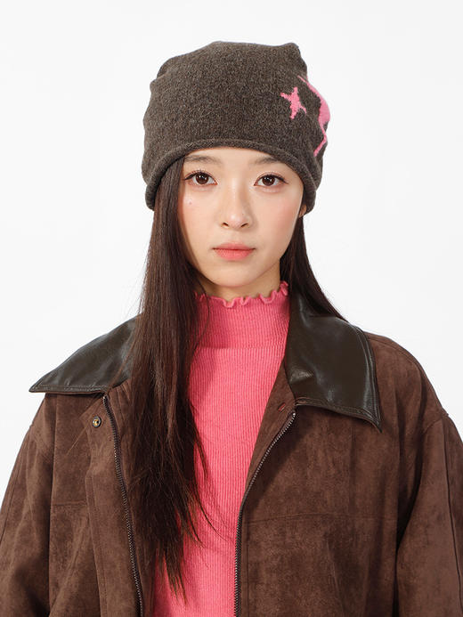 时尚百搭四芒星针织冷帽-纪念日百货门店同款165201214 商品图3