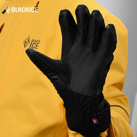 黑冰男女士金标p棉保暖手套冬季单双板滑雪骑行防泼水Z2306 商品图4