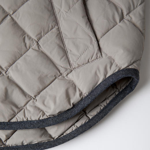 ROMISTUDIO“鹅绒马甲”90白鹅绒内外叠穿复古萎格羽绒RWCWWG6527 商品图6