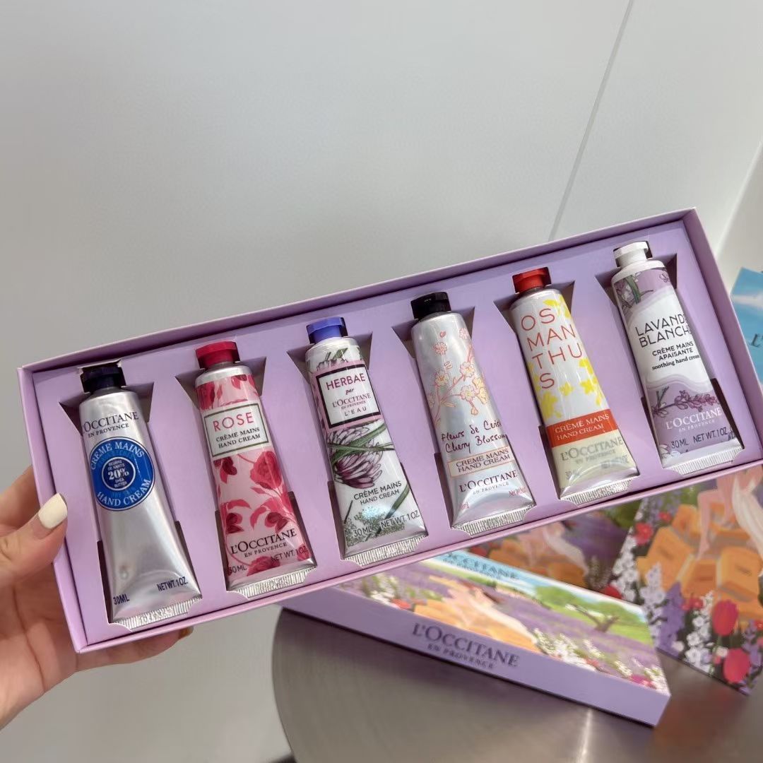 G716法国🇫🇷欧舒丹薰衣草庄园限定护手霜六件套