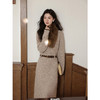 鹿向南「温暖壁炉」高级长袖针织连衣裙女秋冬季新款保暖长款裙子 商品缩略图2