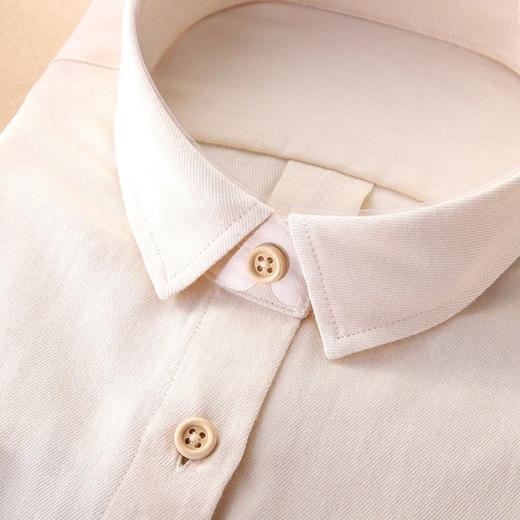 有机棉女式衬衫 100%棉 春秋冬时尚简约 舒适百搭 靓丽女性美 可休闲可商务 素道敦煌天然有机彩棉织造 舒适安全健康 [漳州仓] 商品图6