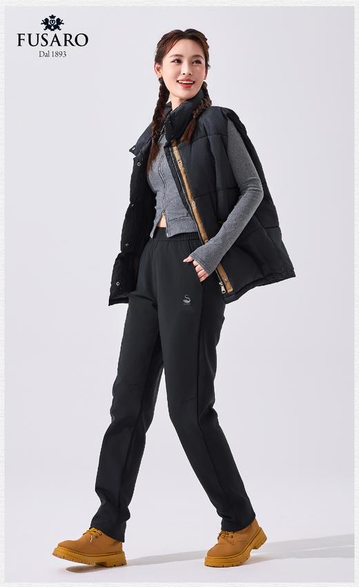 FUSARO意大利百年品牌【90白鸭绒情侣款羽绒裤 】外层防水，防污，拒油，省心守护，轻薄保暖有型不臃肿 商品图5