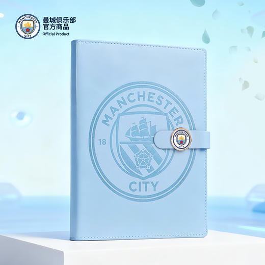【官方正版】曼城俱乐部 | 队徽活页笔记本球迷文具本周边 商品图0