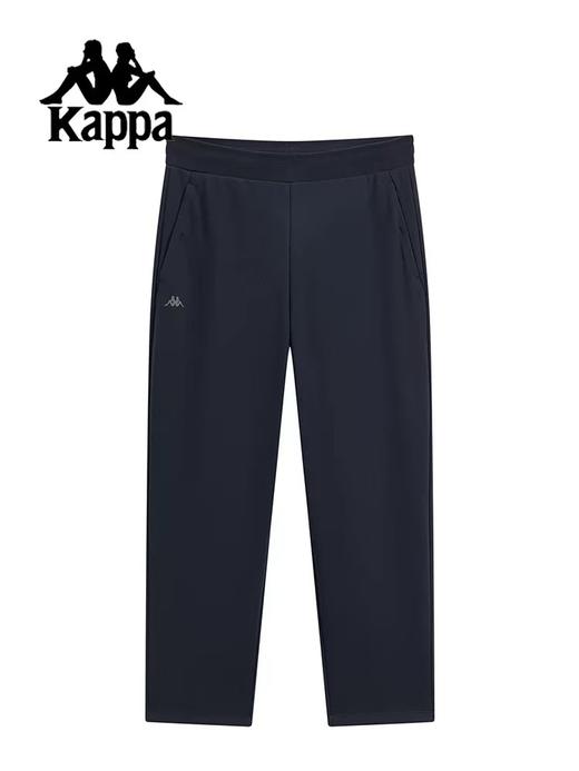 【云粉节】【8折】6楼卡帕Kappa男裤2025冬季新款运动休闲纯棉针织加绒长裤K0F72AK43 商品图0
