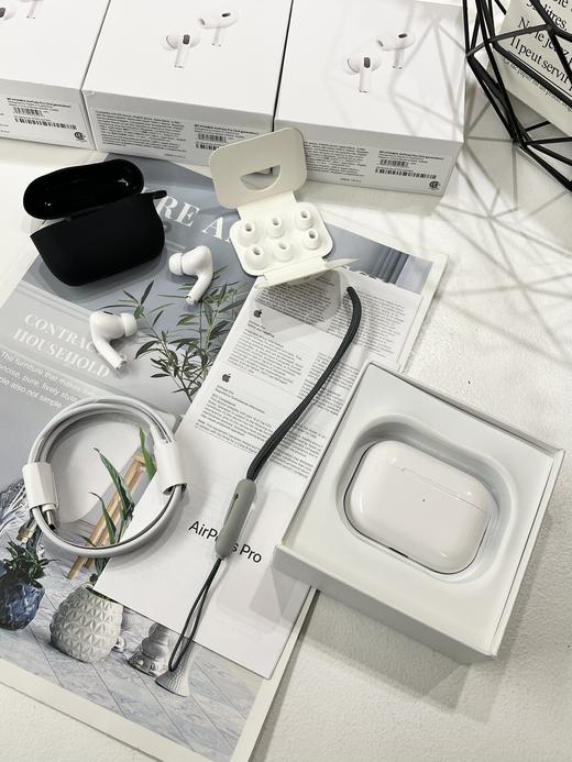 水果AirPods Pro2 无线蓝牙耳机，送官方挂绳和硅胶保护套！2025年刚来的外贸订单尾巴， 商品图5