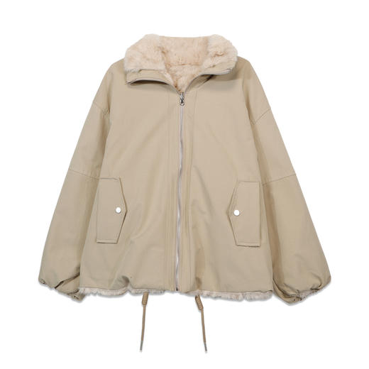 加绒休闲两面穿兔毛派克服外套-纪念日百货门店同款168096739 商品图12