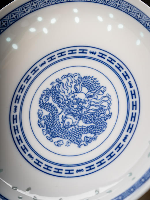 【12月新人专享】青花玲珑龙纹餐具 商品图2