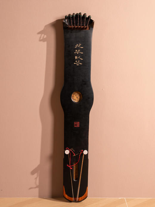 金久堂精斫“抱琴卧花”师旷式古琴 商品图2