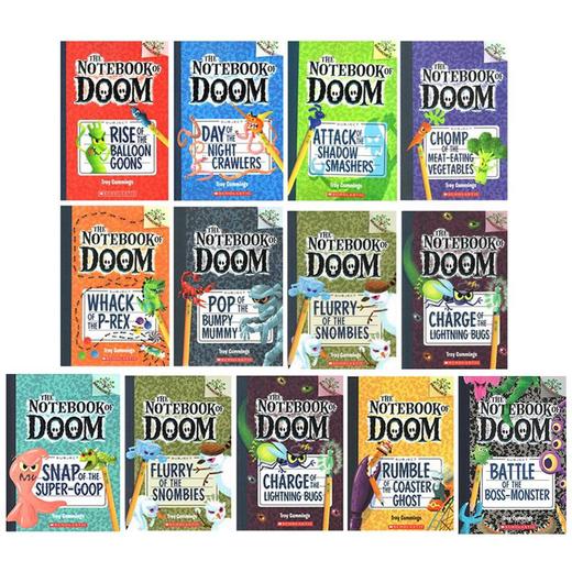 【中商原版】学乐大树系列毁灭笔记01-13+第二季01 共14册 Scholastic Branches英文原版 The Notebook of Doom 怪物笔记 童书 商品图1