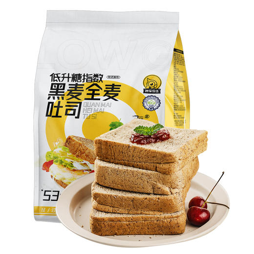 神探伍伍 低GI黑麦全麦黑麦吐司500g/1000g 商品图9