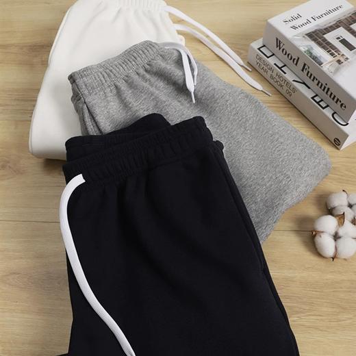 岸纾 新疆长绒棉加绒加厚保暖卫裤（多色） 商品图5