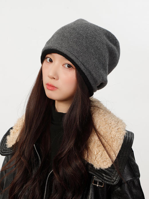 翻边针织冷帽-堆堆帽-纪念日百货门店同款166443223 商品图1