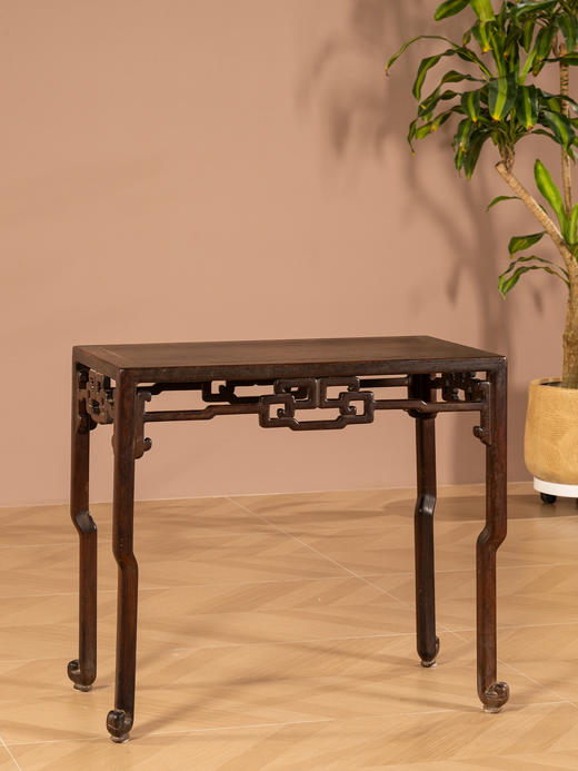 清 红木拐子纹条桌 商品图1