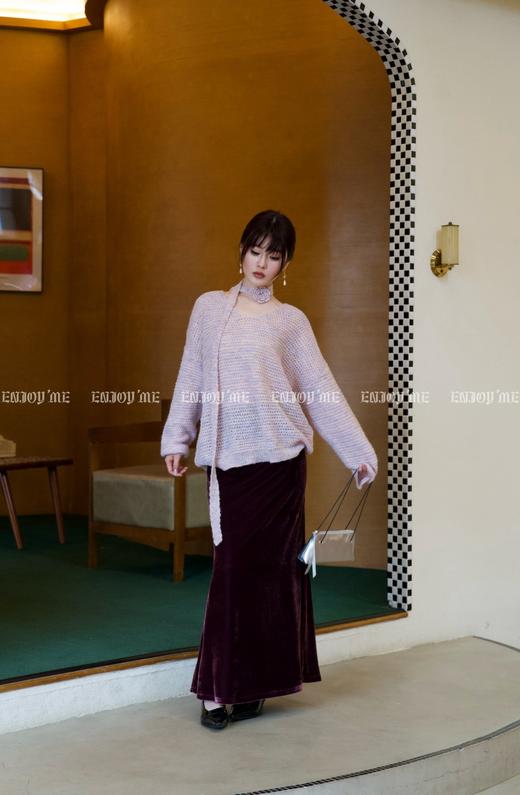 【门店同款】ENJOY秋季时光回廊垂感鱼尾长半裙 159392801 商品图12