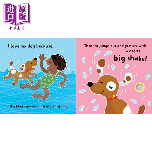 预售 【中商原版】发声书 小狗 Dogs & Puppies Sound Book 英文原版 儿童纸板书 亲子低幼绘本故事幼儿图画书 进口童书 0-3岁  商品图3