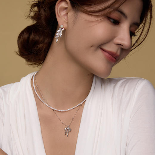 Manreya玛芮雅“珠韵蝶梦”珍珠项链|淡水珍珠 商品图3