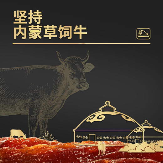 良西农场益生菌发酵风干牛肉原味90g 商品图1