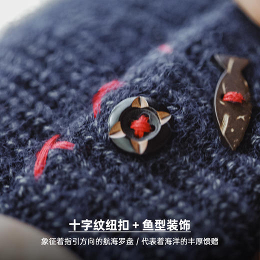 马登工装美式复古北极绒蓝色冷帽护耳防寒毛线保暖瓜皮帽子男秋冬 商品图2