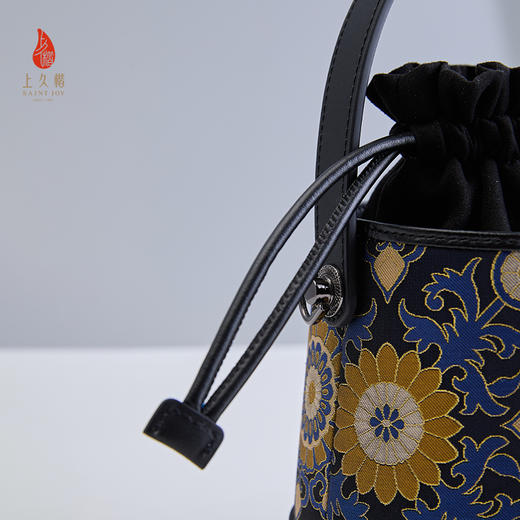 SAINTJOY/上久楷  宋锦拎包 大小团花纹花卉锦 XB3B015208003（不含礼盒包装 商品图6