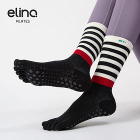 一恋普拉提2026新款条纹压力满趾袜EYG24013