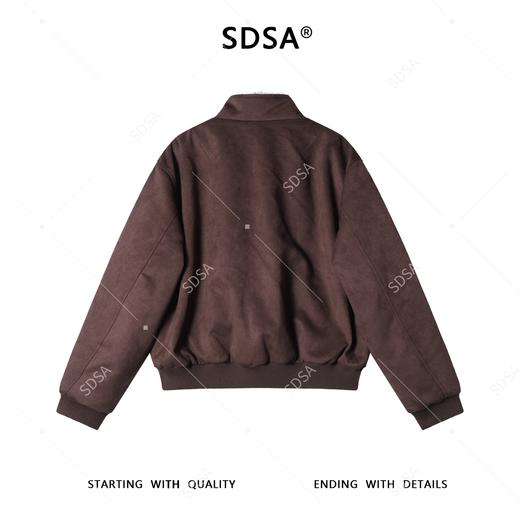 T25421SDSA男士秋冬新款痞帅男装美式复古座山雕外套百搭立领夹克时尚 商品图5