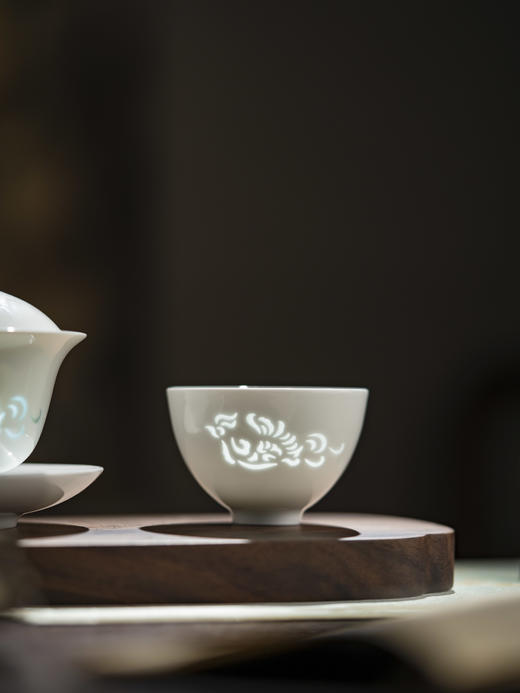 【12月新人专享】素玲珑盖碗茶具套组 商品图7