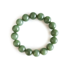 【天然正品】天然细腻无黑点约12.0MM碧玉猫眼圆珠手串12.0MM（皆取最大值）女士 251125NJS28特价：980