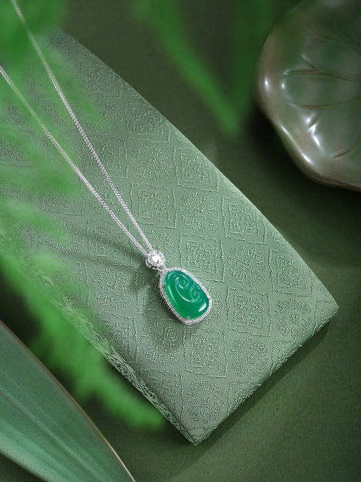 子佩集【清欢如意】银S925套链【TL016430】绿玉髓02511 商品图8