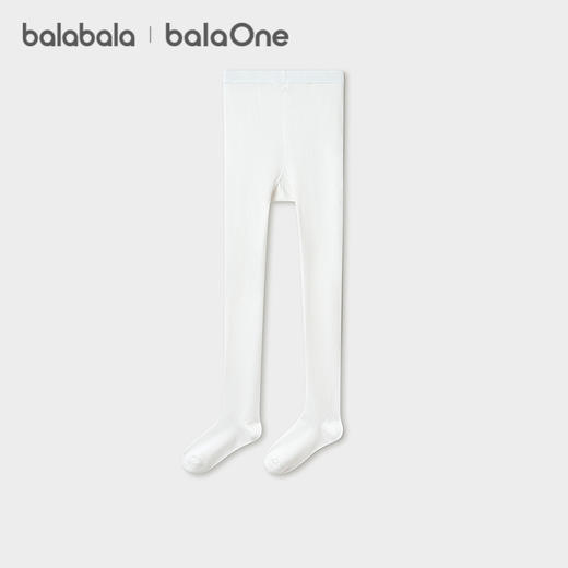 【balaOne】巴拉巴拉儿童连裤袜子宝宝打底裤女童舞蹈袜棉单条装 商品图1
