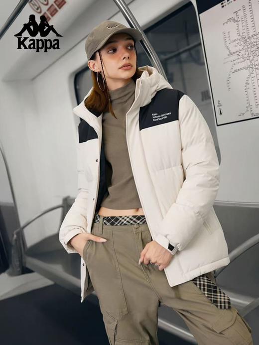 【云粉节】【8折】6楼卡帕Kappa羽绒服男2025新款冬季防风防泼水外套K0F72YY70 商品图4