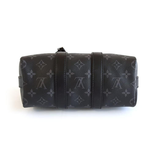 【95新】LV路易威登KeepallM46271黑武士黑老花keepall 25手提单肩包中性款 241125NJT12 商品图4