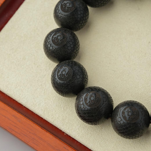 ²【安然水晶】固金香龙纹爸爸手串-HX-2不可带着洗澡/不可遇水和油 (48小时鉴赏期) HM02-CRMM-ARSJ 商品图1