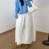 【YW】无忧购日系复古肌理感立体花苞裙女秋冬绗线保暖半身裙H-2026（截单后3-5天发货） 商品缩略图7