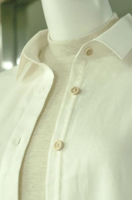 有机棉女式衬衫 100%棉 春秋冬时尚简约 舒适百搭 靓丽女性美 可休闲可商务 素道敦煌天然有机彩棉织造 舒适安全健康 [漳州仓] 商品图2