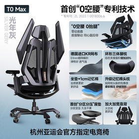 【老客专享】T0 MAX 人体工学电竞椅 光年灰（仅限已购买TGIF产品的客户）