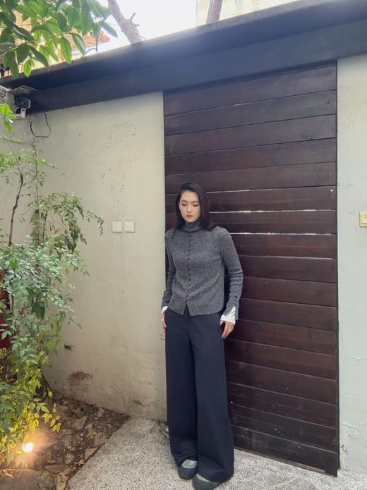 【通勤必备】噢蜜ooomeooo职场通勤大长腿宽腿裤 商品图1